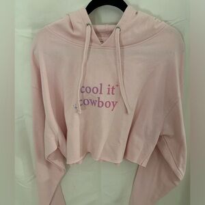 Cool It Cowboy Cropped Hoodie
